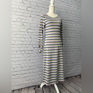 FRNCH Georgina Dress Striped Lilac